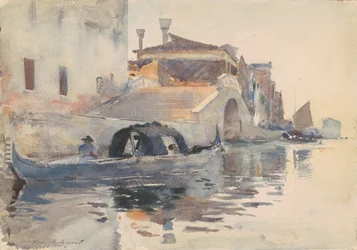 Canal Scene, Ponte Panada, Fondamenta Nuove, Venice, c.1880-82